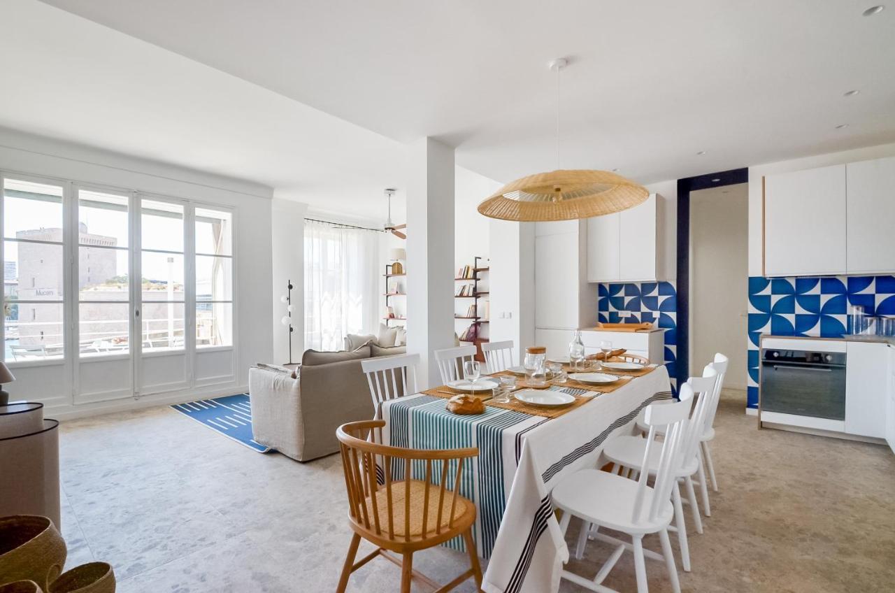 Massilia Blue - Grand Appartement Refait A Neuf Avec Vue Sur Le Vieux Port Марсель Екстер'єр фото