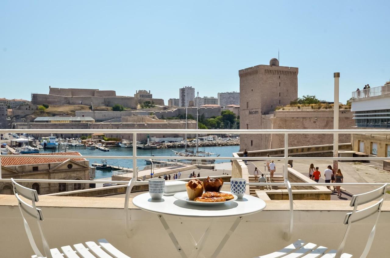 Massilia Blue - Grand Appartement Refait A Neuf Avec Vue Sur Le Vieux Port Марсель Екстер'єр фото